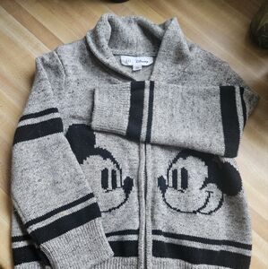 Gap by Disney Toddler Mickey Mouse Sweater Jacket zip up